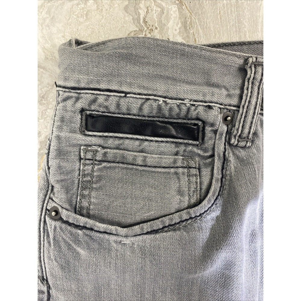 Levi's 514 Grey Straight Denim Jeans Men's Size 36x34 - Picture 3 of 8